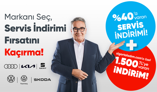 servis indirimleri